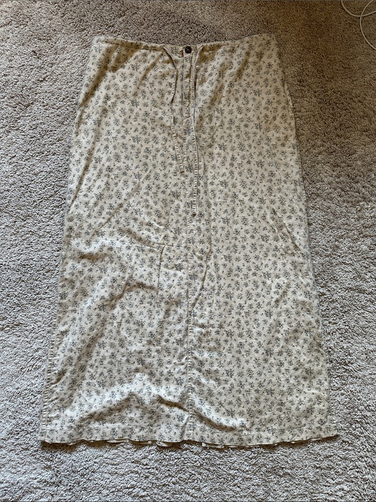 Liz Claiborne Dresses & Skirts - Vintage Liz Claiborne Women’s Linen Floral Button-Front midi/maxi Skirt